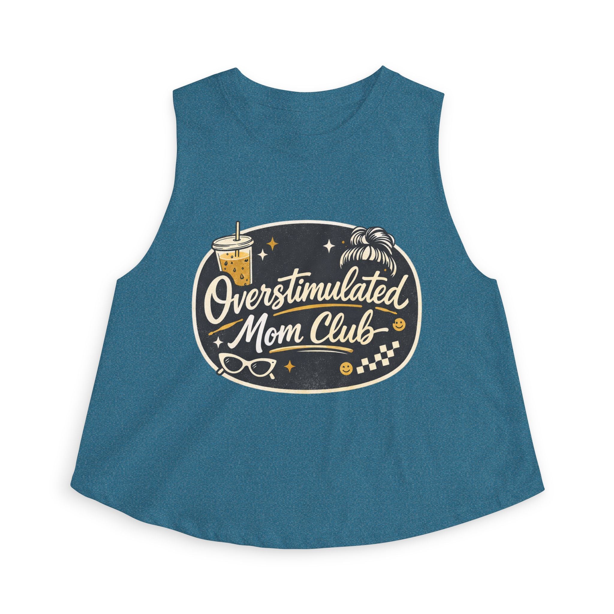 Overstimulated Mom Club Crop Tank
