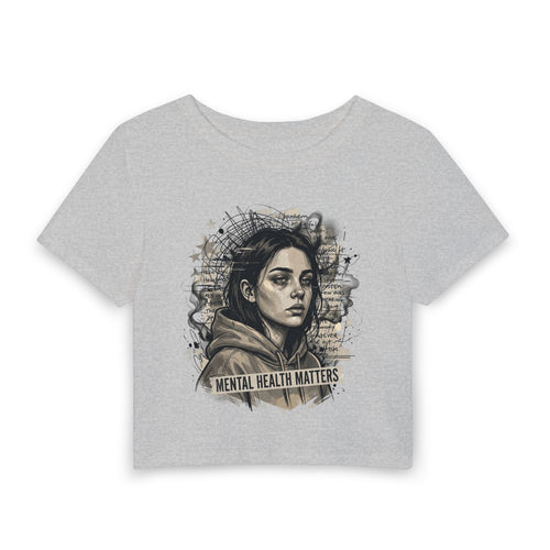 Mental Health Matters cropped Tee