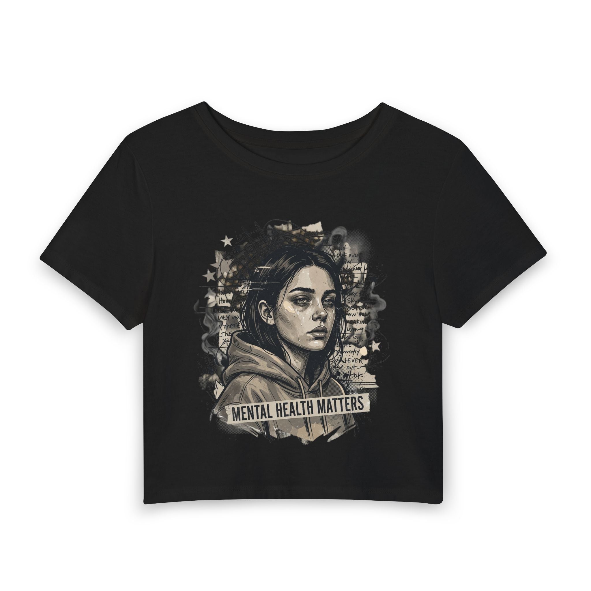 Mental Health Matters cropped Tee