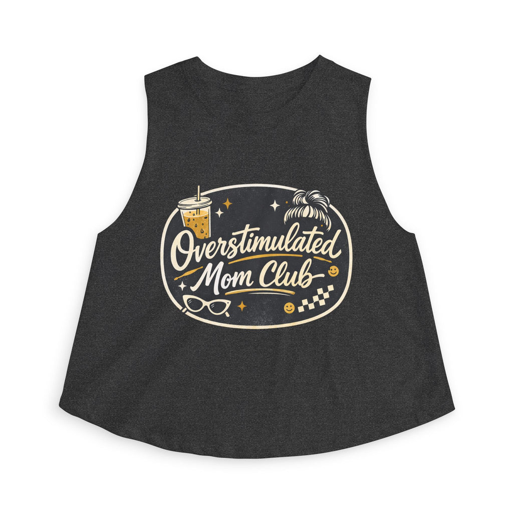 Overstimulated Mom Club Crop Tank