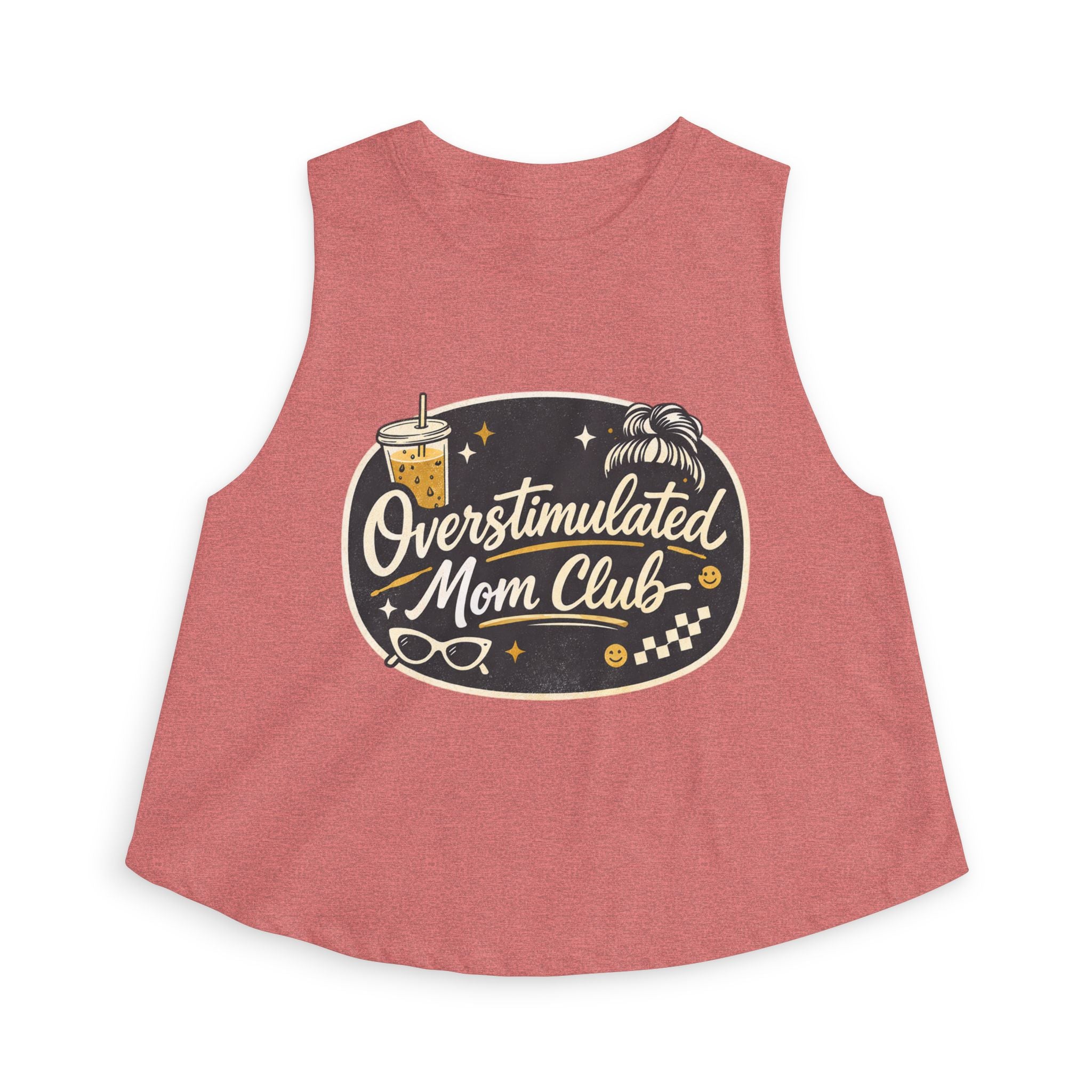 Overstimulated Mom Club Crop Tank