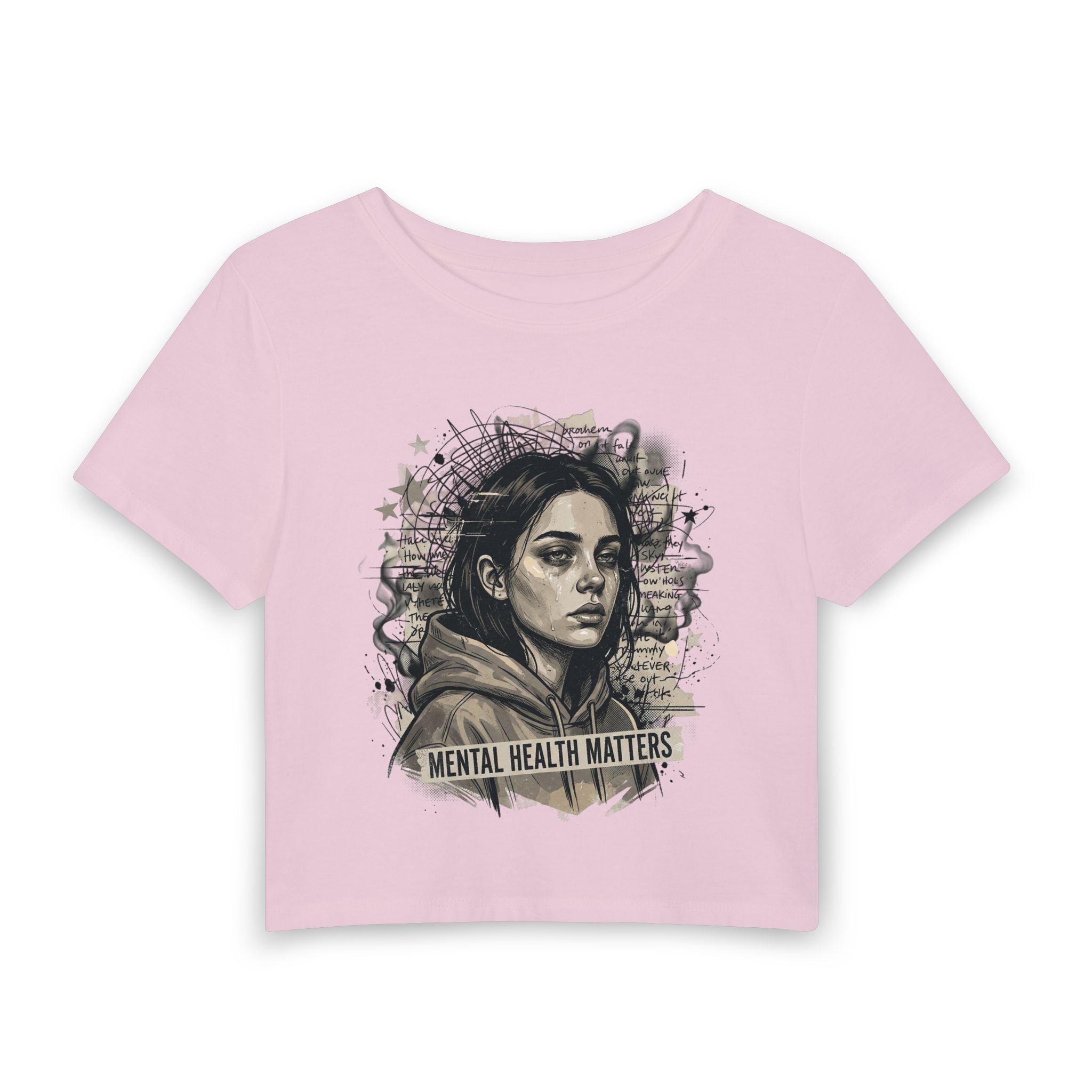 Mental Health Matters cropped Tee